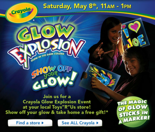 Crayola GLOW Explosion Event