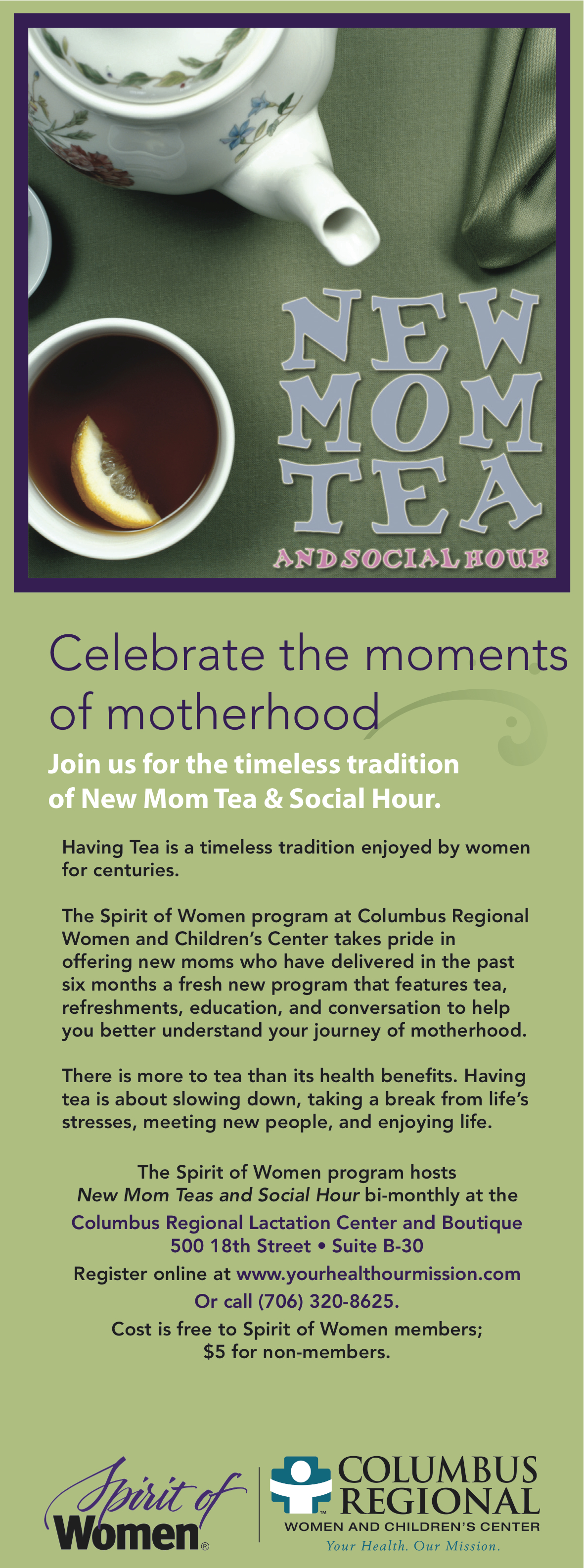 New Mom Tea & Social Hour