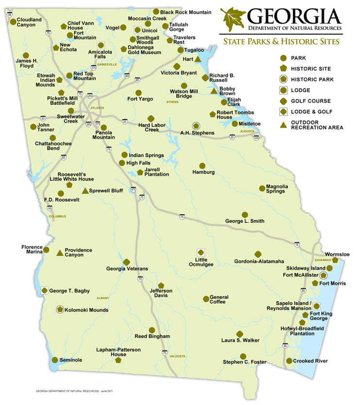 Free Admission to Georgia State Parks & Historic Sites