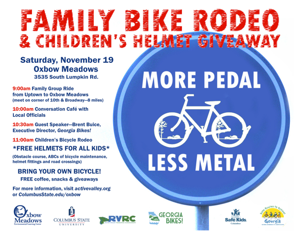 Family Bike Rodeo at Oxbow Meadow