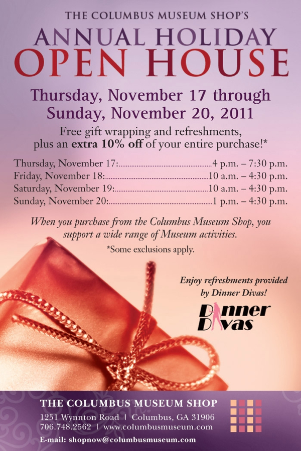 Holiday Open House at Columbus Museum Shop