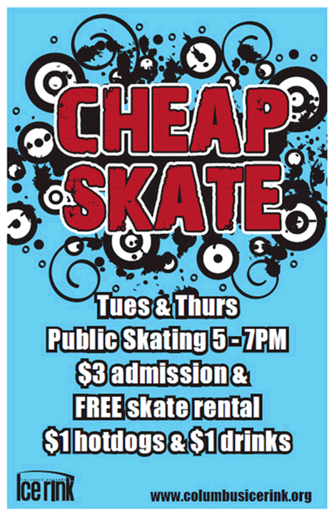 Cheap Skate at the Columbus Ice Rink