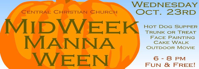 Mid Week Manna Ween at Central Christian Church