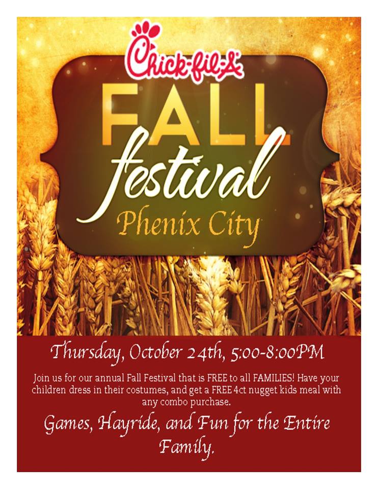 FREE Fall Festival at ChickFilA Phenix City
