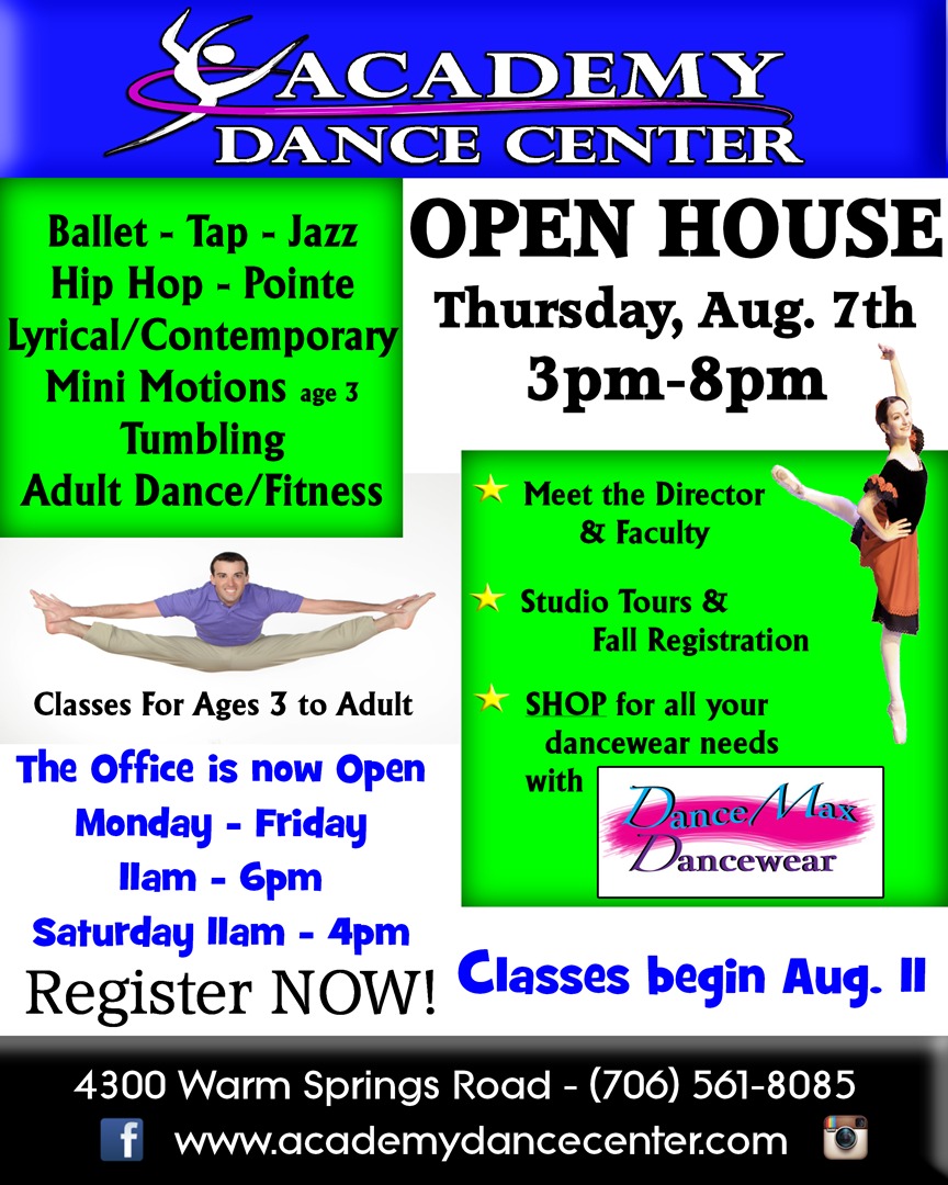 Academy Dance Center Registration & Open House