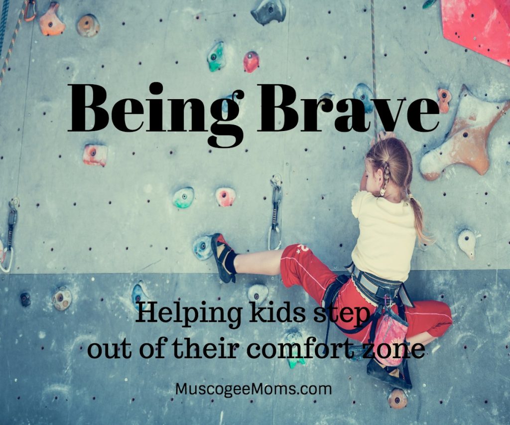 Being brave, beyond your comfort zone